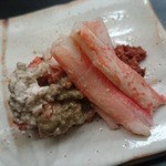 寿司割烹 魚紋 - 香箱ガニ