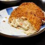 棟梁 - カニクリームコロッケ、蟹だらけ
