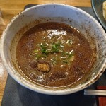 麺屋 星花灯 - つけ汁の状況