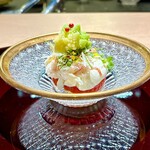 蓬左茶寮 - 紅ズワイ蟹のサラダ