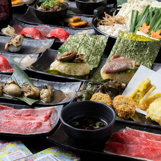 飲み放題付きの多彩なコースをご用意！広島の地酒が充実◎