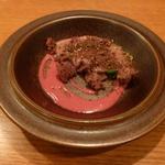 アノニム - デザートはチョコとカシスソースのデザート