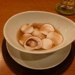 アノニム - ビーフコンソメとポーチドエッグ、フレッシュブラウンマッシュのスープ