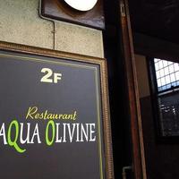 アクア オリビン - 店先の看板