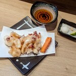 江戸そば マルノ - 活タコ天 単品