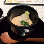 赤坂 金舌 - カブのボルチーニ合え