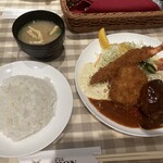 グリル ロン - Cセット。それぞれの品に違うソースで手が混んでいます(^^)