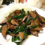 銀星食堂 - レバニラの大盛り