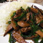 銀星食堂 - レバニラの大盛り^^