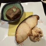 割烹 たま笹 - 焼き銀だら　タチ焼き　黒いのはなんだったのか