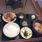 自然薯料理　やまたけ - 自然薯だご汁膳1500円