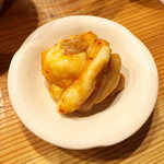 仙台牛焼肉　と文字 - こてっちゃん（小腸・3枚￥389）。噛み締めると脂に旨味があり、白飯にベストマッチ