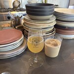 6eme - 甘夏の酵素と玄米茶のジュース&ミルクブリュー