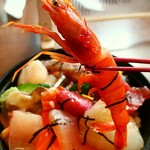 一力 - 海鮮ちらし丼 1200円