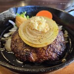 炭火ステーキ クローバー - 料理写真:生姜とポン酢のハンバーグ