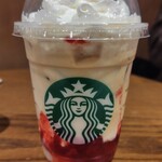 スターバックスコーヒー - ジョイフルメドレー苺ミルクティー+ホイップ