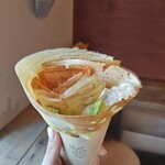 クレープ えんどう - アボカドベーコン