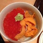 松もと - Ｈ26.12 スジコとバフンウニのご飯