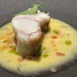 Restaurant OGATA - 長崎県産　九絵のロースト　ソース・ブール・ブラン・アグリューム