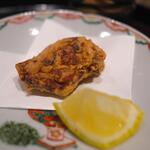 日本料理 研野 - ふぐのから揚げ。骨周りの身が美味しいのなんの。