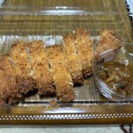 炭火焼和めし処 しんぱち食堂 - ロースかつ、福神漬け付き❗️