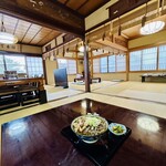 吾妻屋 - 肉そば（冷）大盛