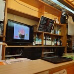 とんとん拍子 - カウンター席でっす