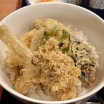 沢内のそばや 利久庵 - 【ミニ野菜天丼】