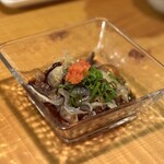 益庵 - 生クラゲのピリ辛ポン酢