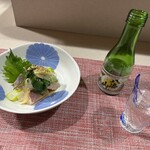 酒どころ 和 - 【2025.12.16(火)】お通しと日本酒（常温）