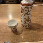 うなぎ うな桜 - 八海山２合　ちょっとヘビーだけど、献血者の体温確保に必要です。