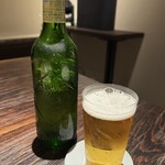 食堂さいと右 - 瓶ビール　ハートランド