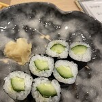 和処 あかつき - カッパ巻き　シンプルな旨さ