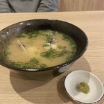 和処 あかつき - 鯛の味噌汁