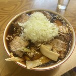 梅乃家 - チャーシューメン　薬味大盛り