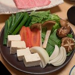先斗町しゃぶしゃぶすき焼き きらく - 