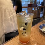 食堂かど。 - 白桃ジャスミン茶割り¥770