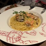 レッドロブスター - サーモンとポルチーニの贅沢クリームパスタ