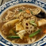 梅梅 - 料理写真:五目とろみ醤油麺 1518円
(広東麺)