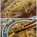 梅梅 - 中華麺と豚肉