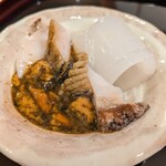 小笹寿し - 鮑の肝醤油