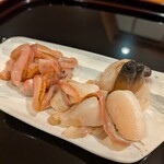 小笹寿し - 貝のひも盛り