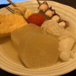 赤玉 本店 - 幾種單品おでん