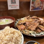 檍食堂 - 肩ロース生姜焼き定食　1,800円