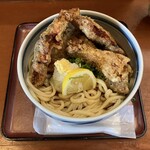 讃歌うどん はんげしょう - 鶏天ぶっかけ（1,100円）