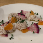 ソプラッチリア - 真たちと石地みかんのマリネ　ハーフサイズ