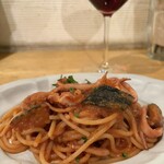 ソプラッチリア - 道産イカとかぼちゃのトマトパスタ