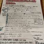 ソプラッチリア - メニュー