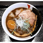 麺喰いカケル - 「豚骨魚介ラーメン 全部のせ」（2014.09）