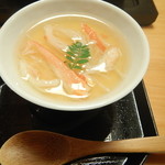 千駄木 鮨隆 - カニ茶碗蒸し